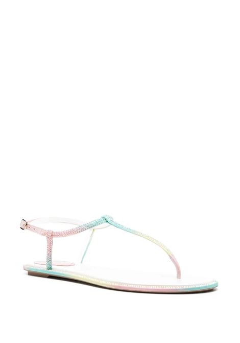 Diana Burano Sandal With Crystals 10 in Mehrfarbig RENE' CAOVILLA | C11574-010-TT01X916